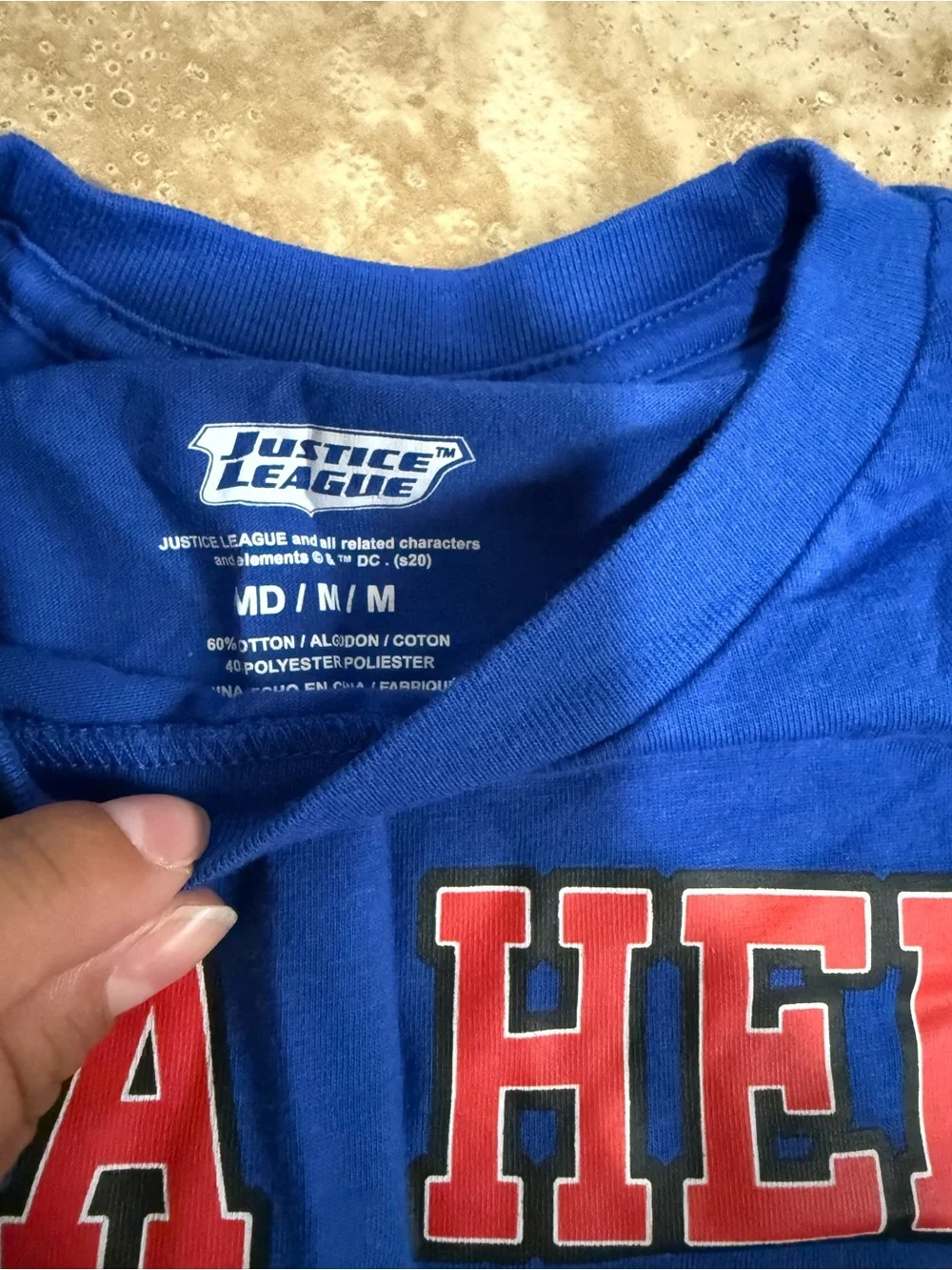 Blue Kids 'Be A Hero Everyday' Long Sleeve Shirt